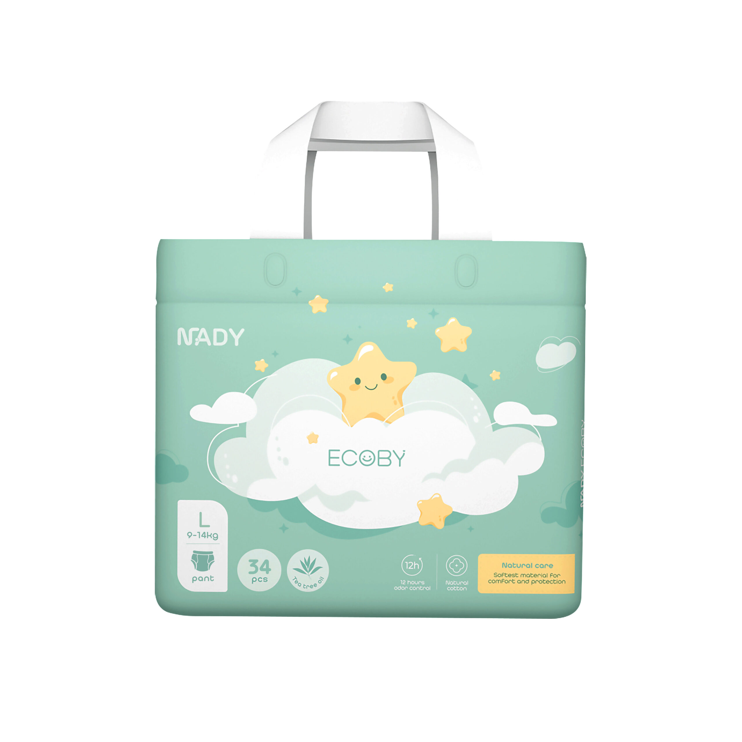Bỉm quần Nady Ecoby - Size L 8-11kg